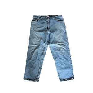 Calvin Klein Sturdy Denim Light Wash Distressed Jeans